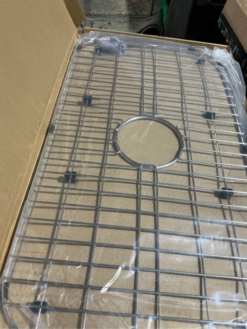Condition photo showing Good Condition for serene valley kitchen sink bottom grid and sink protector ndg3019, 304 premium stainless steel, dim 26" x 14 1/8"