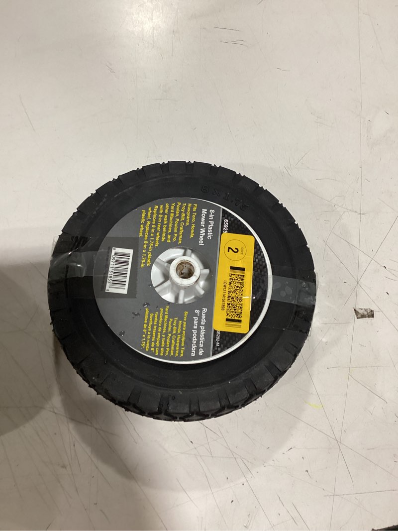 Condition photo showing New/Like New for sunbelt 8-in universal plastic wheel