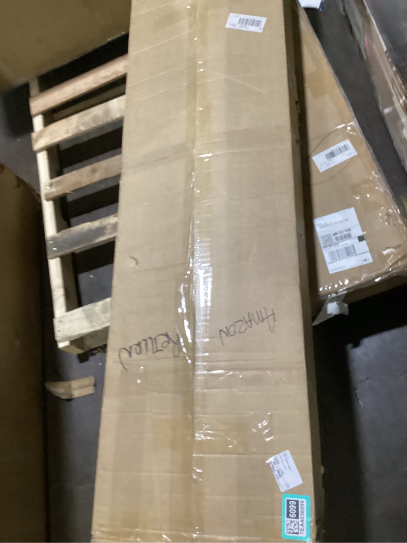 Condition photo showing As Is for LITTLE TREE TV Stand for Up to 70 Inch TV, 63 Inches Long Entertainment Center for Living Room, Indu