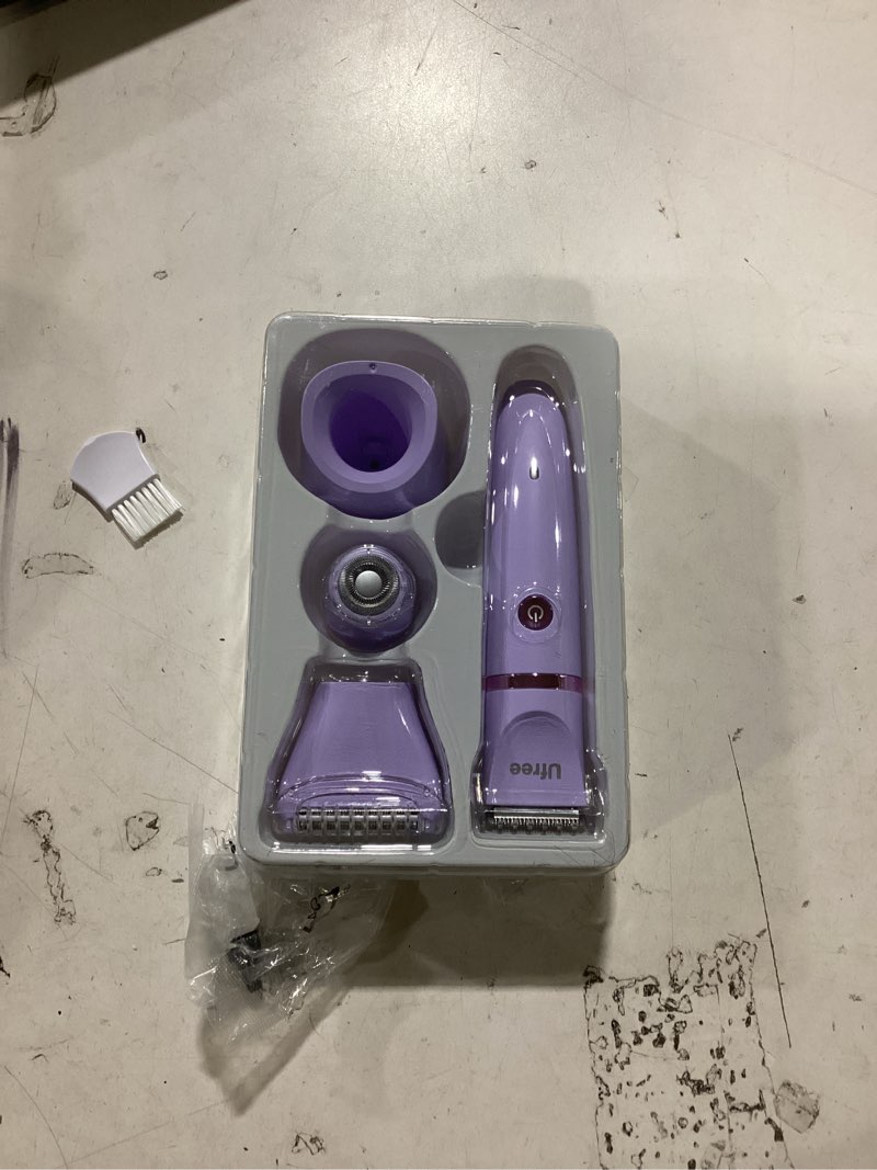 Condition photo showing Good Condition for Ufree Bikini Trimmer Electric Razors for Women, Rechargeable Pubic Body Hair Trimmer Electric Shaver for Legs Body Hair, Bikini Shaver IPX7 Waterproof, Gifts for Women, Purple