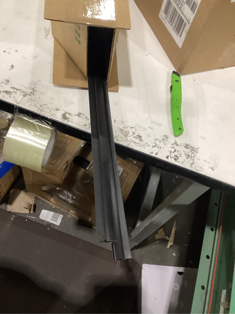 Condition photo showing As Is for 2PCS Shower Door Bottom Seal Strip, Black PVC, 36" Length, Fits 8mm Thick Glass, Prevents Leaks & Water Damage, Easy Installation, No Adhesive Required 36in for 5/16"(8mm) Door Black