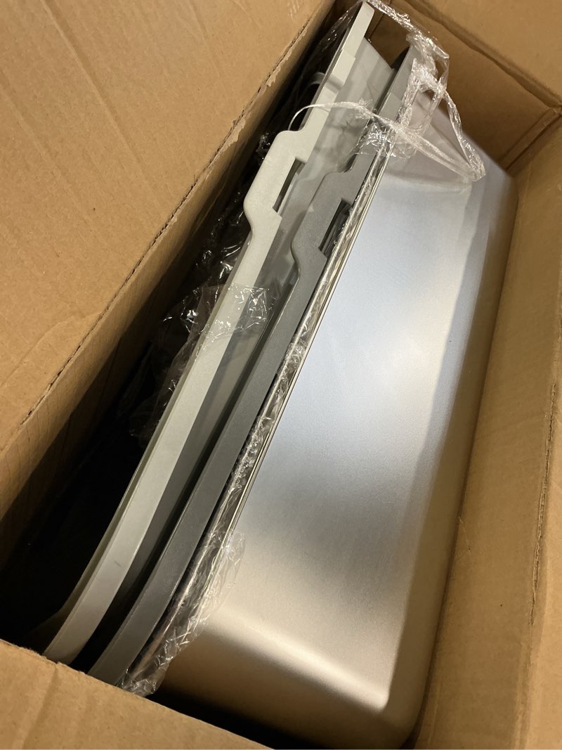 Condition photo showing As Is for 2 Pack Stainless Steel Cat Litter Box with Lid, XL Extra Large for Big Cats, 24" L x 16" W x 12" H, 