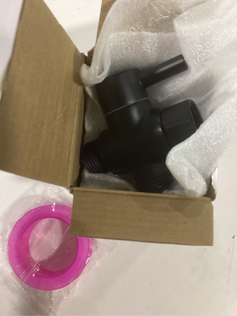 Condition photo showing Good Condition for Brass Shower Arm Diverter Valve for Hand Held Showerhead and Fixed Spray Head,G 1/2 3-Way Bathroom Universal Shower System Replacement Part (Matte Black)