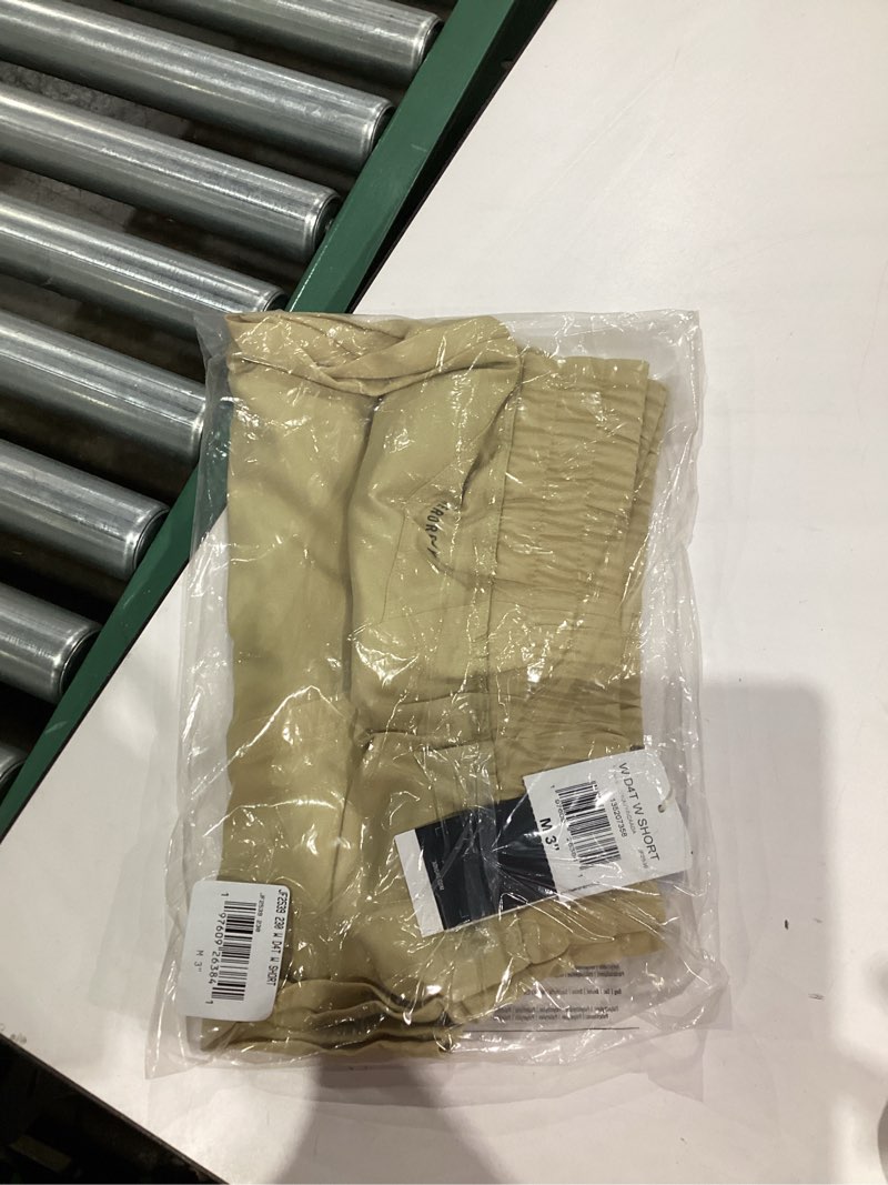 Condition photo showing New/Like New for adidas Women's Designed for Training Woven NCAA University Team Shorts Georgia Tech Yellow Jackets Medium/3" Inseam Team Sand/Collegiate Navy/Georgia Technical University