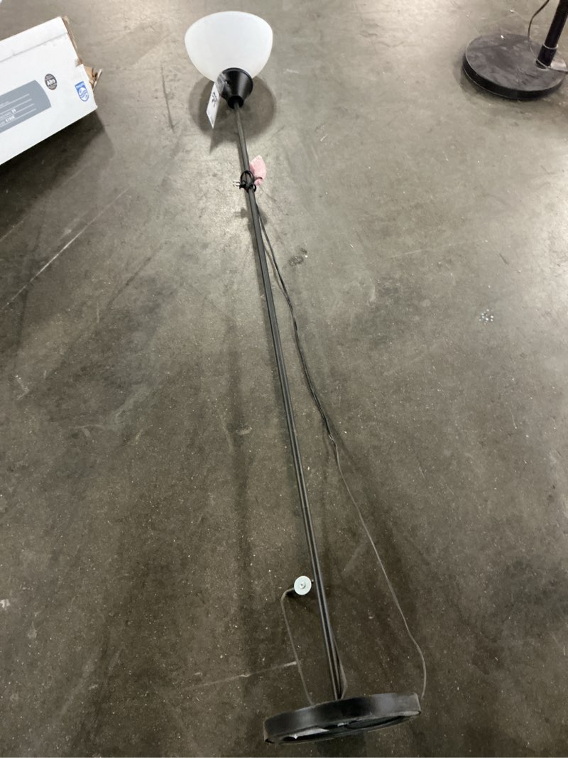 Condition photo showing As Is for floor lamp black - room essentials™: minimalist standing light with 3-way switch