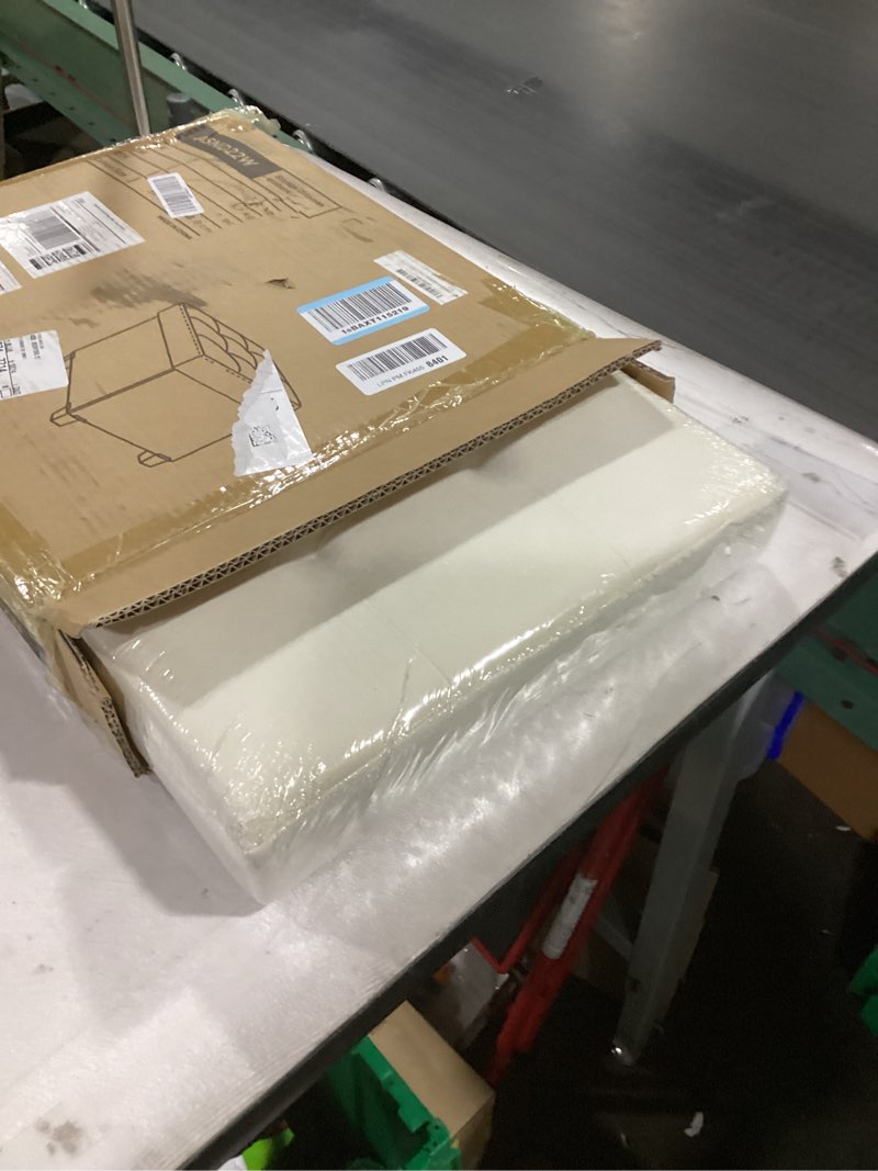 Condition photo showing New/Like New for Cube Storage Ottoman, Velvet Foot Stool with Feet, Folding Storage Bench, End of Bed Bench, Chest, for Living Room, Bedroom and Office, 15 x 15 x 15.7 Inches, Jelly Pink, ASND22P 15\"L x 15\"W x 15.7\"H cream color 