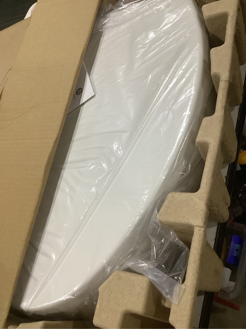 Condition photo showing Good Condition for elongated raised toilet seat for seniors, 3" height, heavy duty slow close elevated toilet seat with never loosen hinges, fits most elongated toilets (white 18.5") (raised toilet seat)
