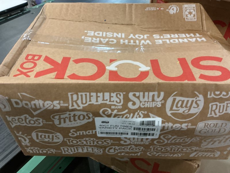 Condition photo showing New/Like New for ( best by july 14/26)frito-lay fun times mix variety pack, 2.37 pounds, (pack of 40) fun times mix 40 count (pack of 1)