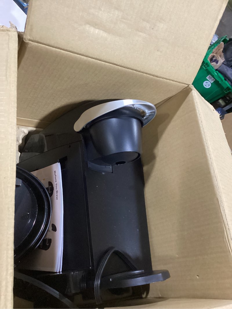 Condition photo showing As Is for Keurig K-Classic Single Serve K-Cup Pod Coffee Maker, with 3 Brew Sizes, 48oz Removable Reservoir, Black