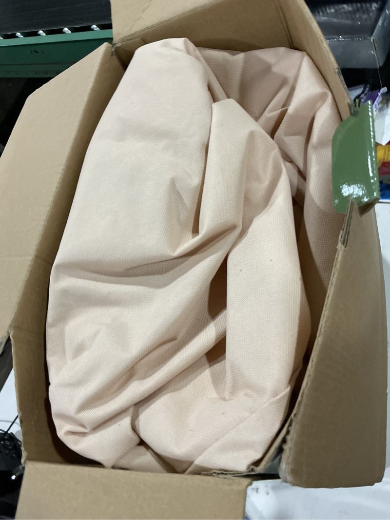 Condition photo showing As Is for elemental tan polyester patio furniture cover