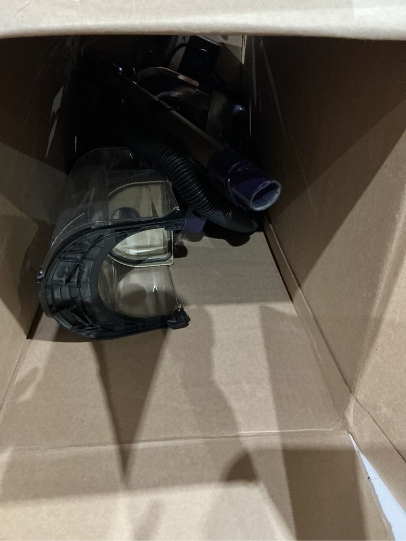 Condition photo showing As Is for shark powerdetect upright vacuum cleaner with hepa filter, heavy duty vacuum with powerful suction for pet hair pickup, duoclean technology, powered lift-away, ideal for carpets & hardfloors, az4002 powerdetect w/ odor neutralizer