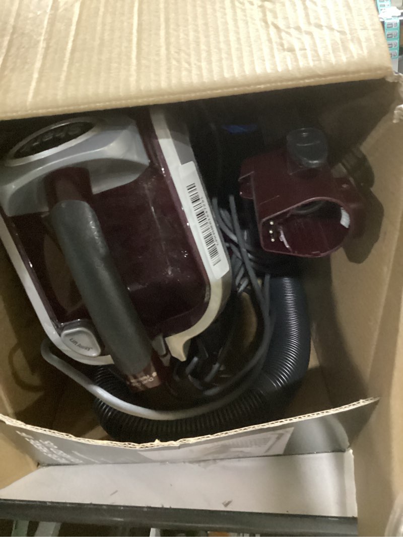 Condition photo showing As Is for Shark NV752 Rotator Powered Lift-Away TruePet Upright Vacuum with HEPA Filter, Large Dust Cup Capacity, LED Headlights, Upholstery Tool, Perfect Pet Power Brush & Crevice Tool, Bordeaux