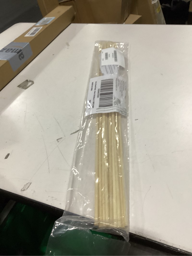 Condition photo showing New/Like New for 1/4 x 24 inch 10 pcs dowel rods wood sticks wooden dowel rods unfinished bamboo sticks - for crafts,home decor, model making and diyers