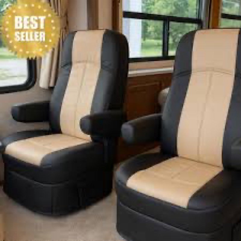 Similar VALUN RV Seat Covers (2 Pack) – Captains Chair Seat Covers for RV Captain Chair & Motorhome Chairs, 