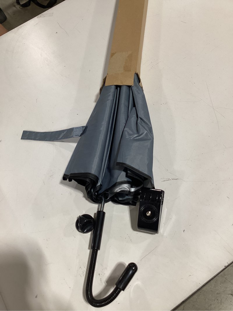 Condition photo showing Good Condition for chair canopy umbrella compatible with gci - sunshade attachment, portable umbrella for beach chair, with adjustable clamp and easy to install, sun protection for outdoor, beach, camping chairs