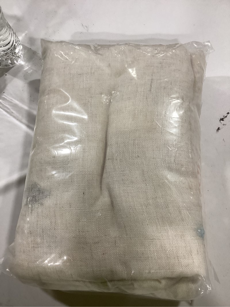 MIULEE 96 Inches Long Pinch Pleated Linen Curtains 2 Panels Set for Bedroom Living Room, Viral Pleat