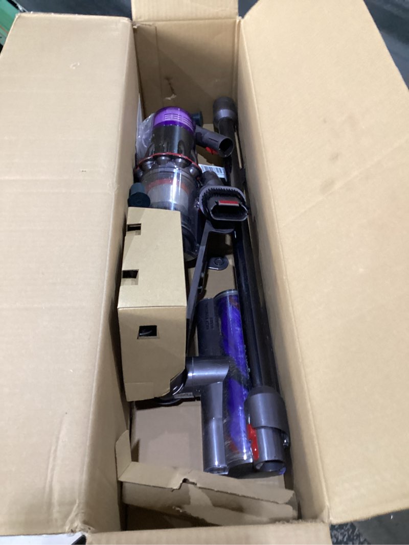Condition photo showing As Is for ( USED, NOT TESTED, MISSING PARTS) Dyson V9 Motorbar Cordless Vacuum, Cleans Hard Floors and Carpets, Detangles, Converts to Handheld, 100AW, 3 Power Modes, Up to 40 Minutes¹
