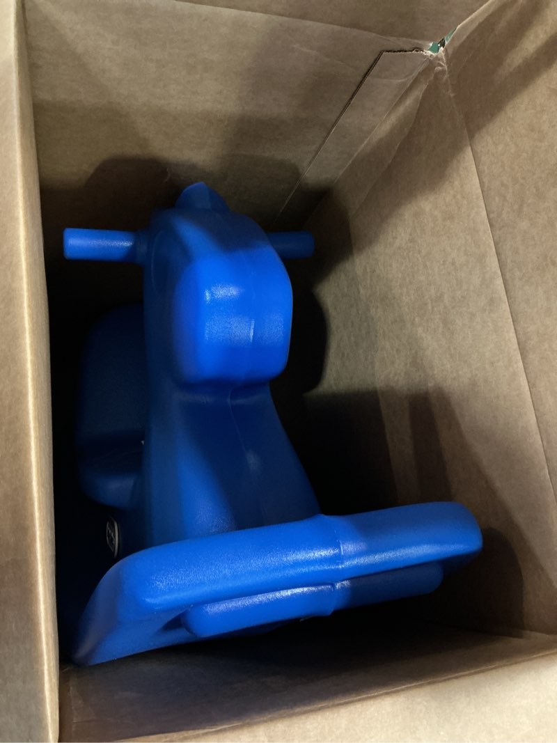 Condition photo showing Good Condition for little tikes rocking horse blue, 33.00 l x 10.00 w x 17.50 h inches