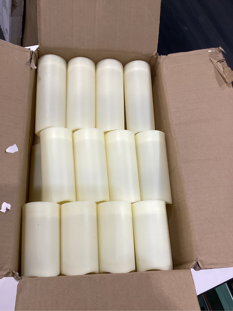 Condition photo showing New/Like New for led candles 48pack,flickering flameless design,operated by remote with timer functiongreat for aniversary,halloween and christmas 48pcs-ivory