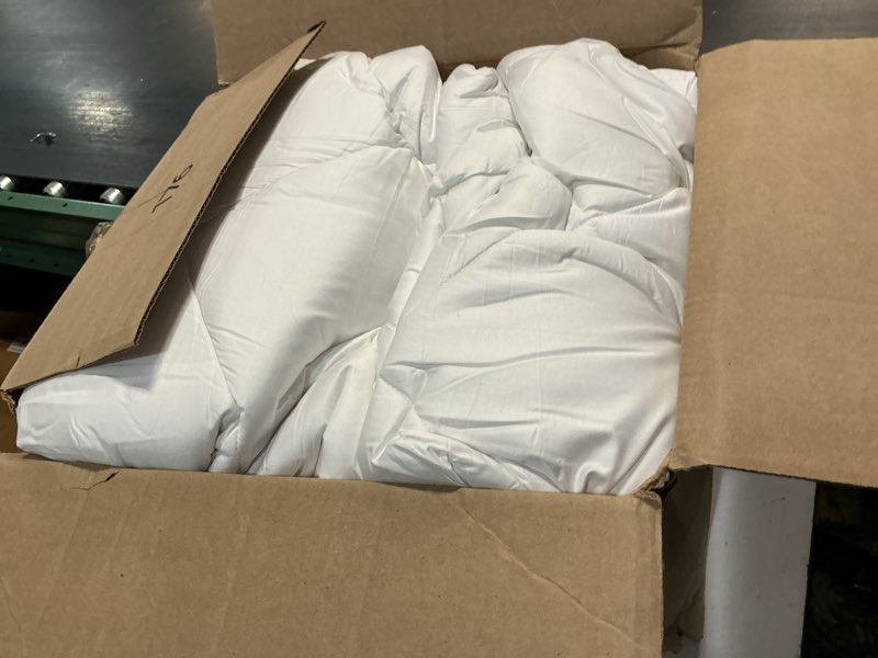 Condition photo showing As Is for sunflower twin xl mattress pad, hypoallergenic cotton mattress cover college dorm, 18-22" extra deep pocket quilted protector, breathable&noiseless twin xl thick