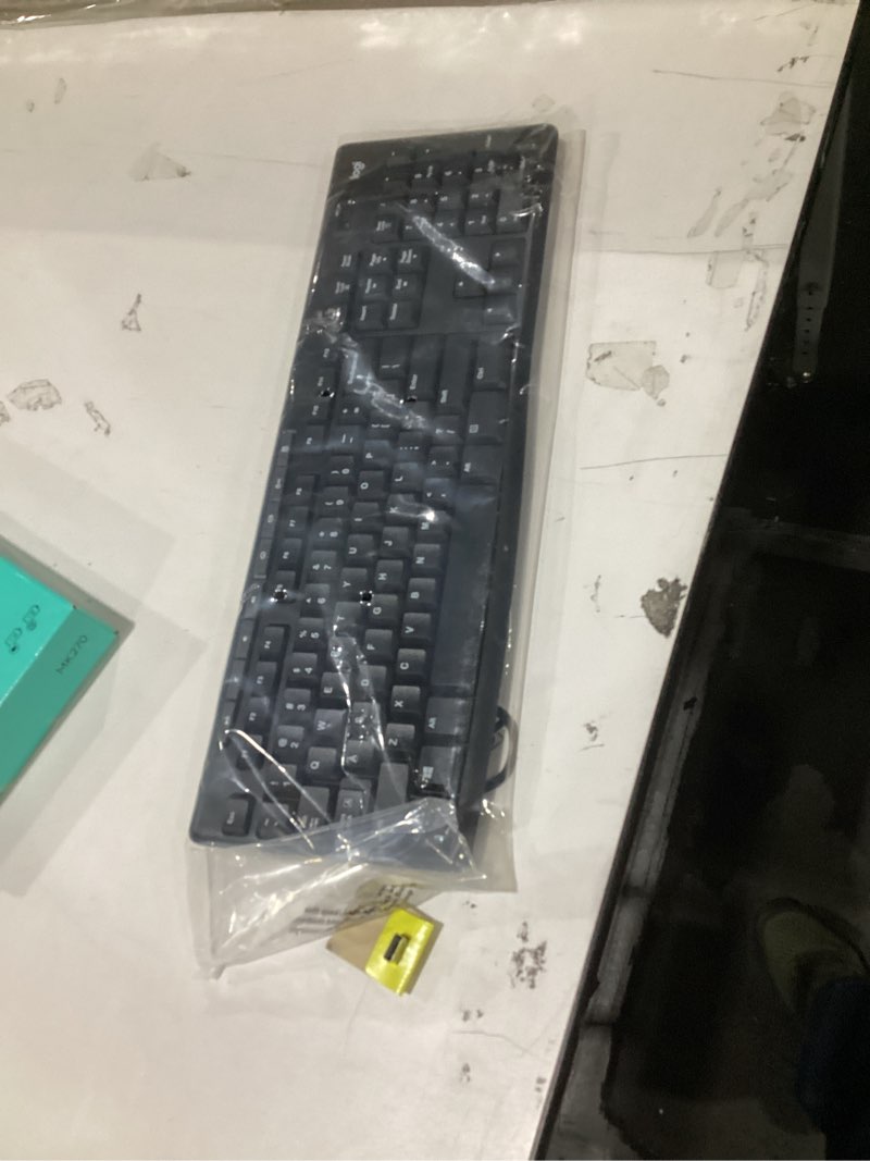 Condition photo showing New/Like New for Logitech MK270 Wireless Keyboard and Mouse Combo for Windows, 2.4 GHz, 8 Multimedia Keys, PC, Laptop, Wireless Keyboard Compact Mouse Combo - Black