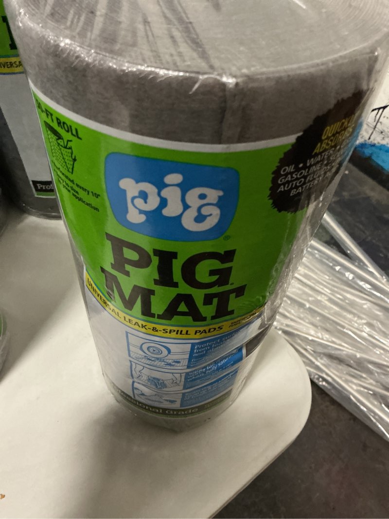 Condition photo showing New/Like New for new pig 25201 15 in. x 50 ft. universal light-weight absorbent pig mat roll