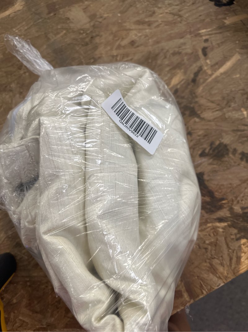 Condition photo showing Good Condition for european linen shower curtain, one size, beige