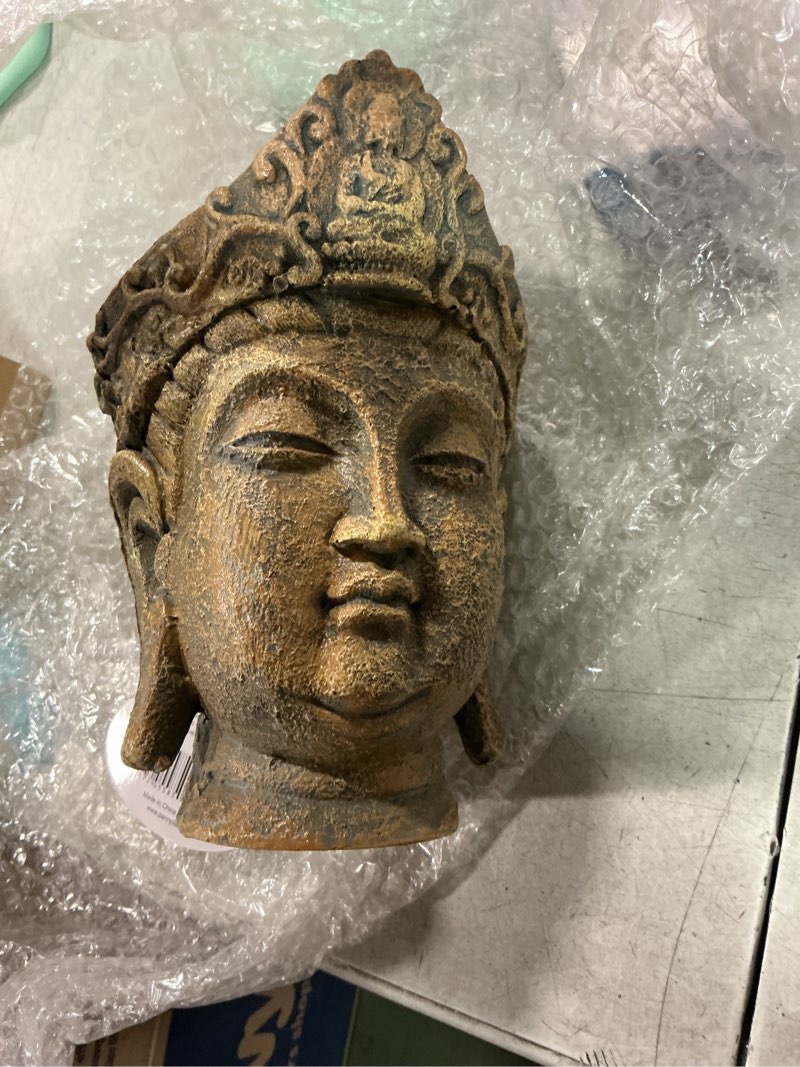 Condition photo showing Good Condition for Penn-Plax Deco-Replica Buddha Head Aquarium Ornament