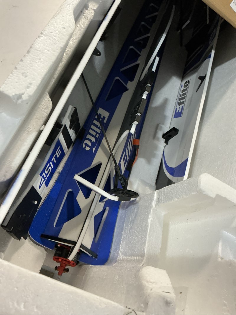 Condition photo showing As Is for E-flite 4-Site 3D FF Flat Foamy 800mm BNF Basic with AS3X and Safe Select EFL02950