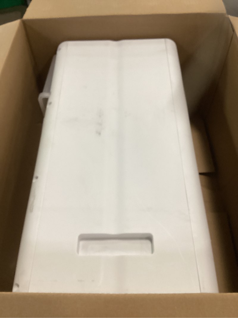 Condition photo showing As Is for Smart Portable Air Conditioners, 3-IN-1 Evaporative Air Cooler, Quiet Operation, 1-12H Timer for Auto Shut-off, 5 Modes & 3 Fan Speeds, Removable Water Tank, 100°Oscillating Fan White Beige