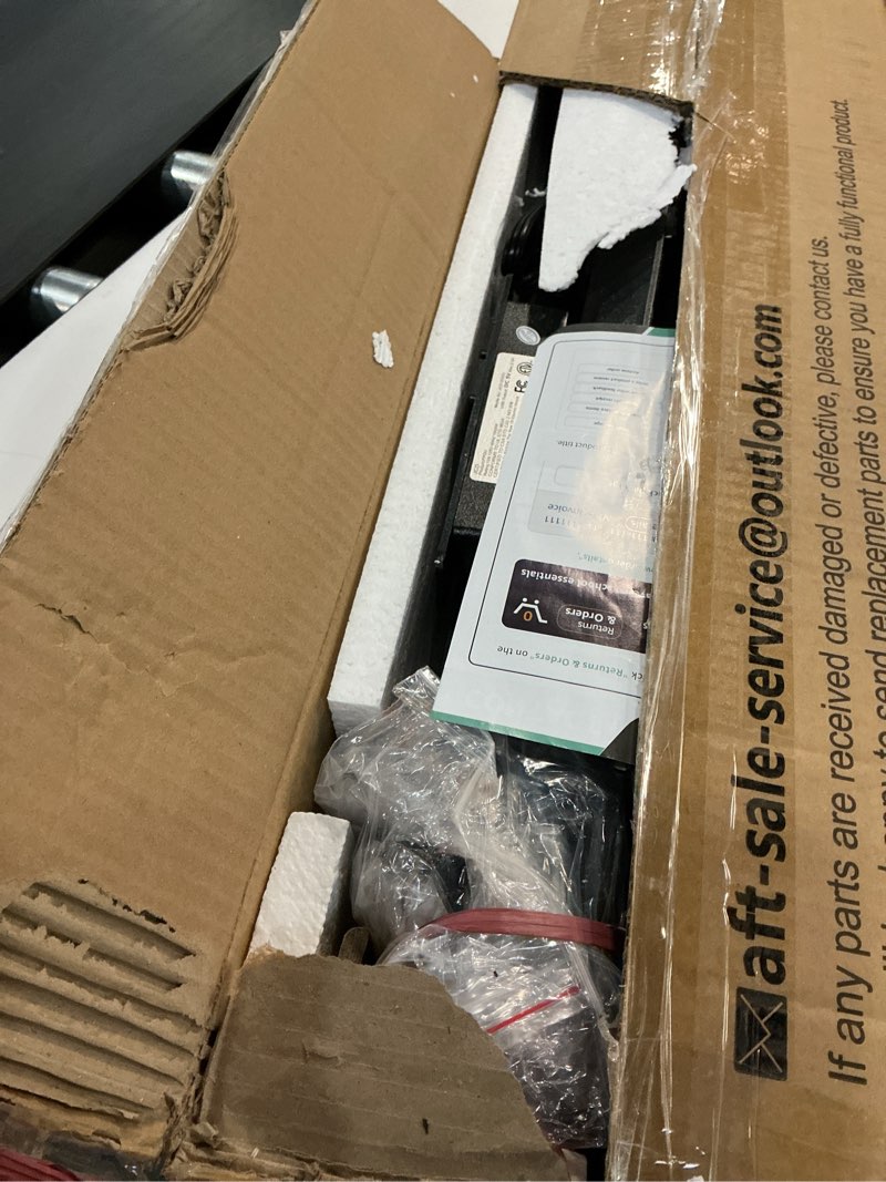 Condition photo showing Good Condition for GRLEAF 70" Sofa Table with Built-in Power Strip (4 AC Outlets & 4 USB Ports) – 4.9ft Power Cord, Metal Frame, Easy Assembly, Long Couch Table Behind Sofa, Hallway, Living Room and Home Office | Black Black 70in