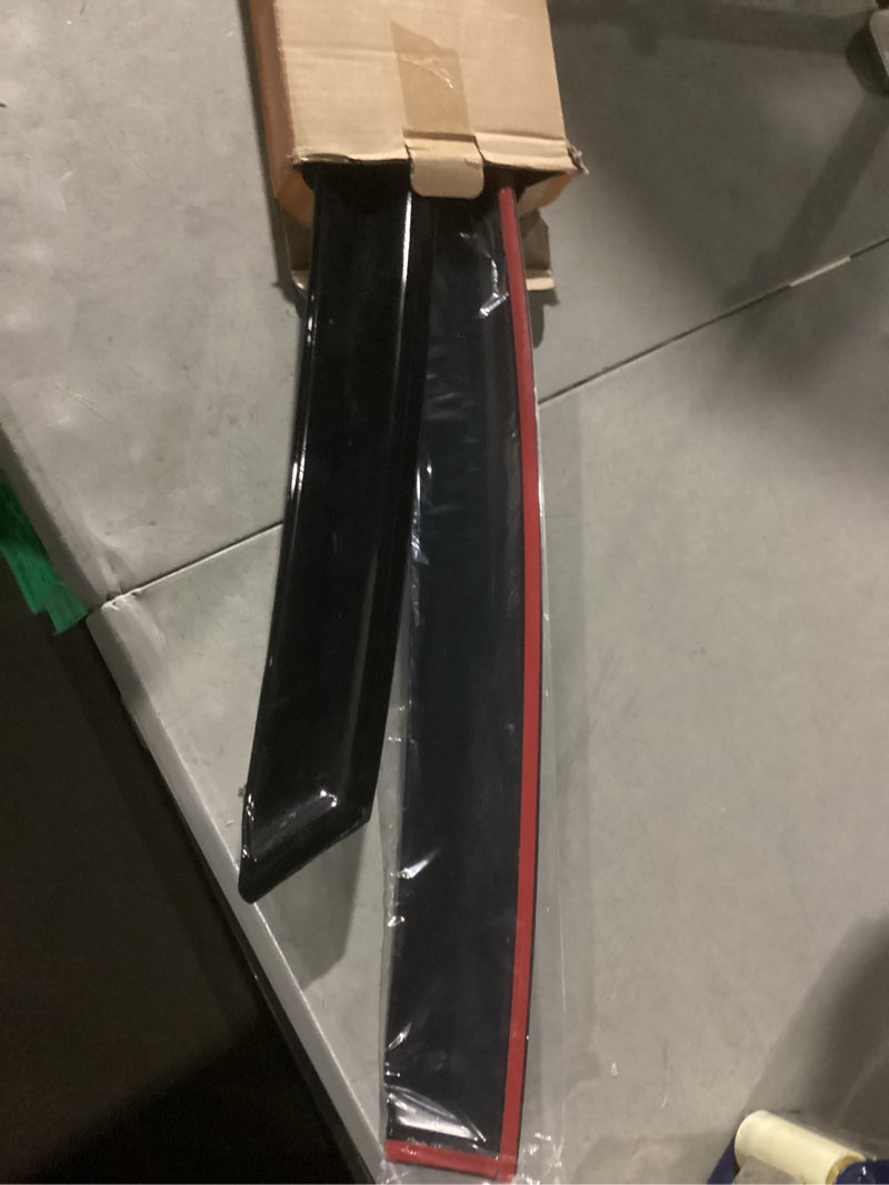 Condition photo showing Good Condition for tape-on rain guard 4-piece for 2015-2019 hyundai sonata windows visor shield shade smoke 94361 black 15-19 hyundai sonata
