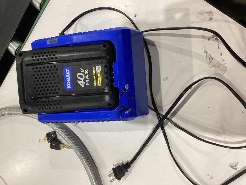kobalt 40v 40 volt max 4.0 ah battery and charger combo - fast rapid charging