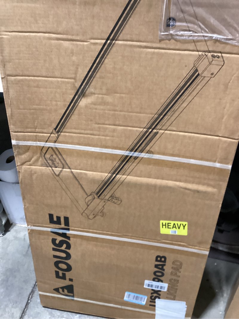Condition photo showing New/Like New for walking pad treadmill, 6.2mph under desk walking pad with 10% incline, treadmills for home with double frame, 2.75hp brushless drive, 12 hiit programs, remote control, 350lbs capacity black-blue
