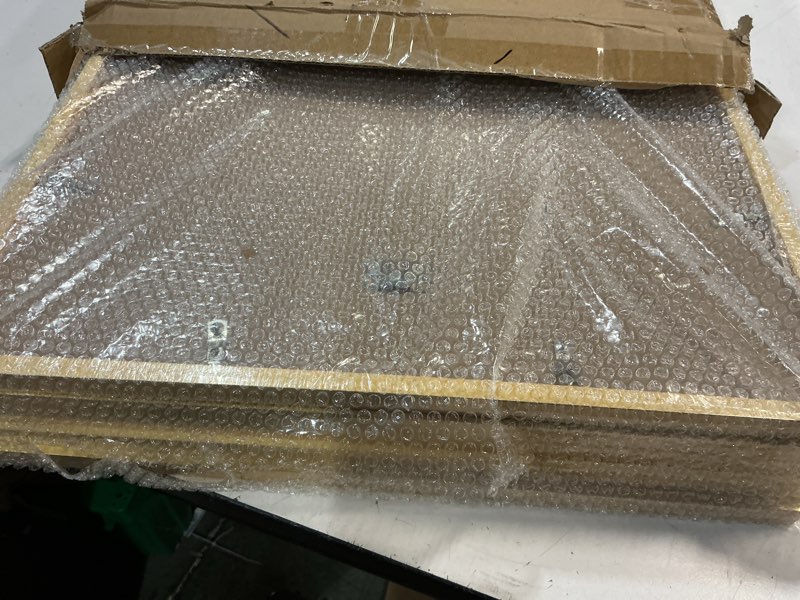Condition photo showing Good Condition for upsimples 16x20 picture frame set of 5, display pictures 11x14 with mat or 16 x 20 without, wall gallery poster frames, gold gold 16x20