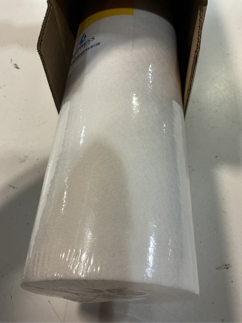Condition photo showing Good Condition for express water sediment replacement filter, whole house, 5 micron, 4.5” x | sed high capacity water filter, removes dirt, rust, sand, and dust, fits standard filter housings, long-lasting performance 1