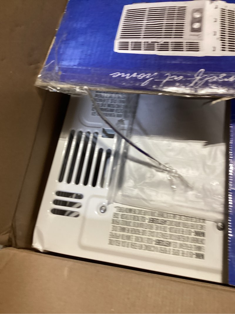 Condition photo showing Good Condition for midea 5,000 btu easycool small window air conditioner - cool up to 150 sq. ft. with easy-to-use mechanical controls and reusable filter, perfect for small bedroom, living room, home office