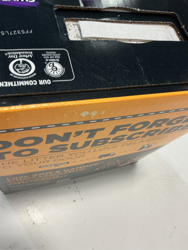 Condition photo showing New/Like New for arm & hammer clump & seal slide platinum multi-cat clumping cat litter, 14-day odor control, ez clean technology, 27.5 lbs – no scrubbing, powerful odor eliminator 27.5 lbs slide platinum clumping litter