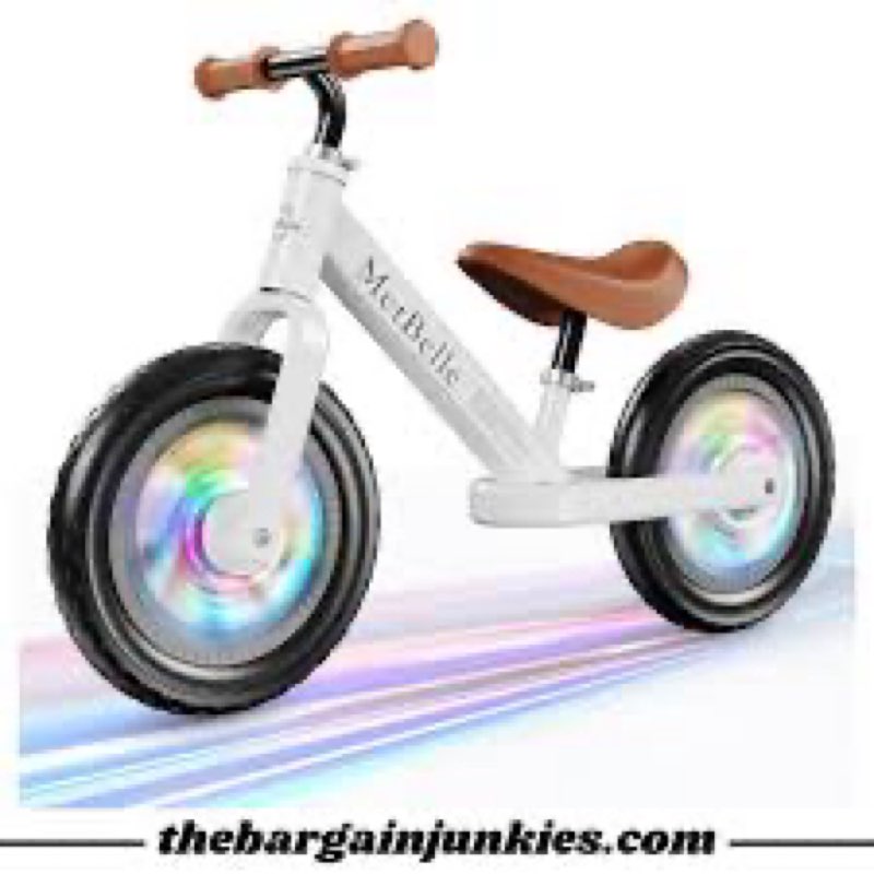 baby balance bike for 1 year old boys girls colorful lighting months push toddler toys bicycle, wheels first bike for kid's , pre-school children ride on walker first birthday gifts