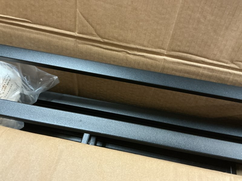 Condition photo showing Good Condition for Amazon Basics Smart Box Spring Bed Base, 5-Inch Height Mattress Foundation, Tool-Free Easy Assembly, King, 79"L x 75.5"W x 5"H, White King(79"L x 75.5"W) 5-Inch Height