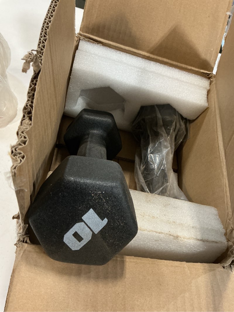 Condition photo showing Good Condition for Rainforest Non-Slip Grip Neoprene Hex Dumbbell, (Set of 2)