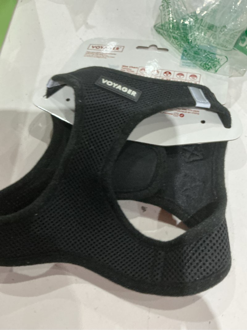 Condition photo showing Good Condition for best pet supplies voyager step-in air harness - all weather mesh, reflective, no pull harness for dogs, cats - secure with hook & loop fastener, buckle, double d-rings - black, m harness (black) m (chest: 16 - 18")