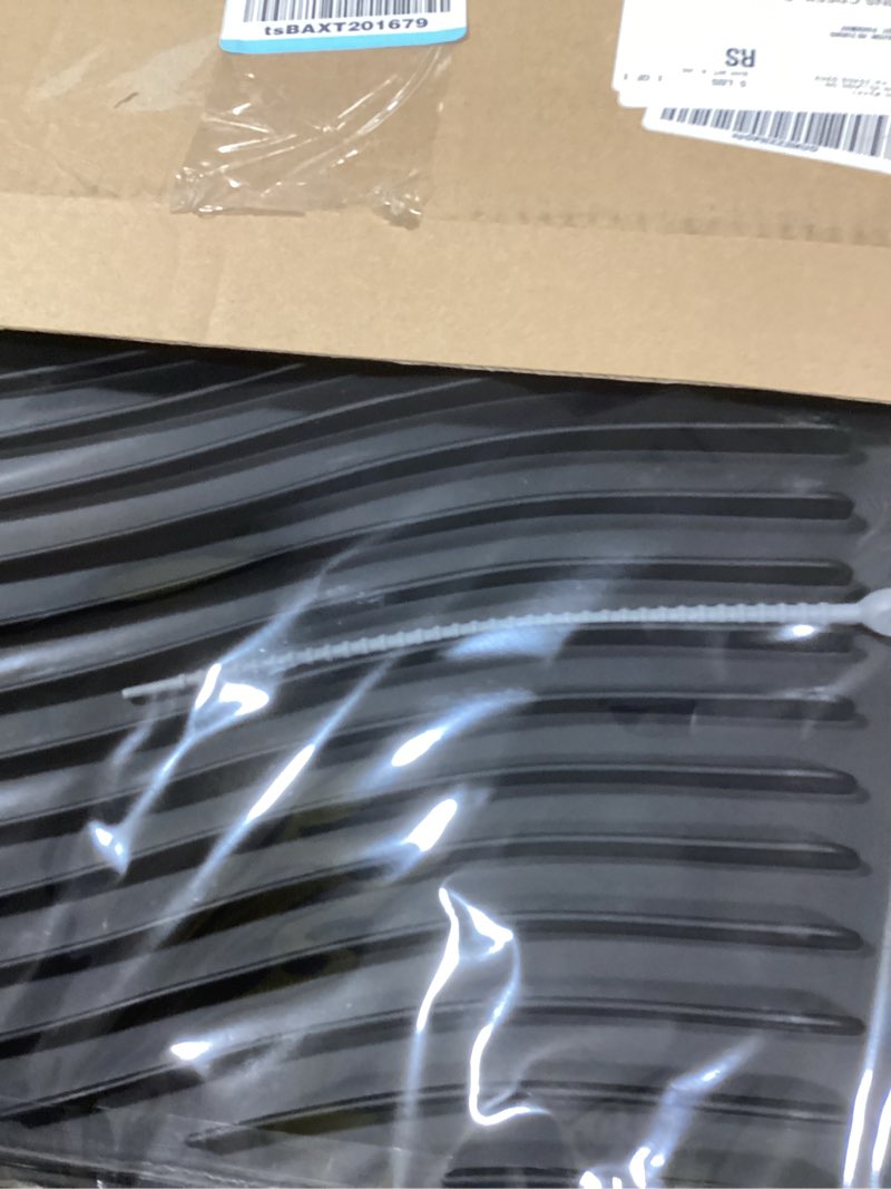 Condition photo showing New/Like New for Dish Drying Mat, Stone Drying Mat for Kitchen Counter with Built-in Drain, Non-Slip Drying Matt Kitchen Counter, Heat Resistant Silicone Drying Mat, Dish Drying Pad, 2 Pcs (Black 19.7" x 17") 19.7" x 17" Black-2pcs