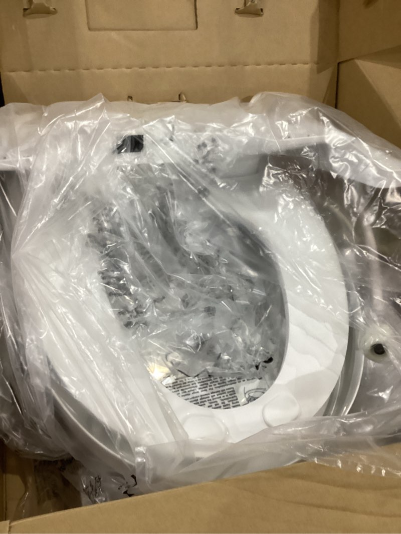 Condition photo showing Good Condition for toto® washlet® s2 electronic bidet toilet seat with instantaneous water heating, premist and ewater+ wand cleaning, round, cotton white - sw3345#01