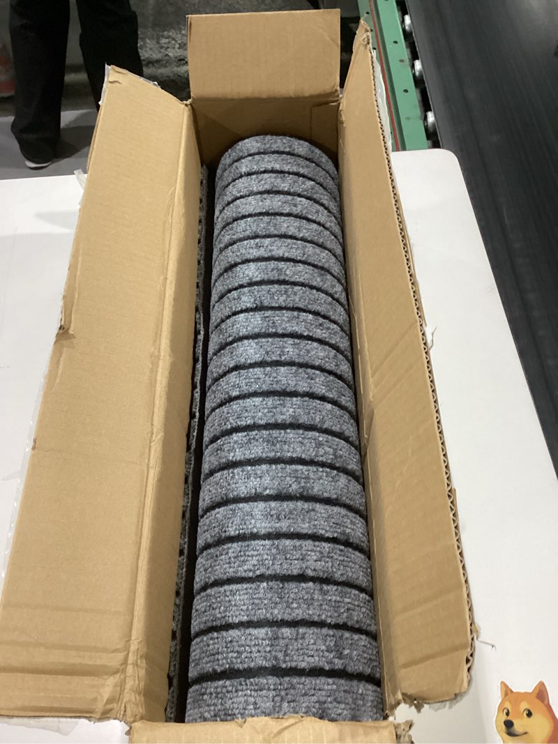 Condition photo showing New/Like New for Outdoor/Indoor 2ft x 6ft Runner Rug, Hallway Custom Sizes Non-Slip Rubber Backing Area Runner Rugs Waterproof Carpet Rugs for Kitchen Entryway Balcony Garage Stair Laundry