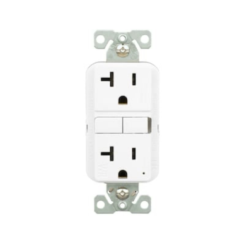 eaton 20 -amp 125-volt tamper resistant weather resistant gfci residential decorator outlet