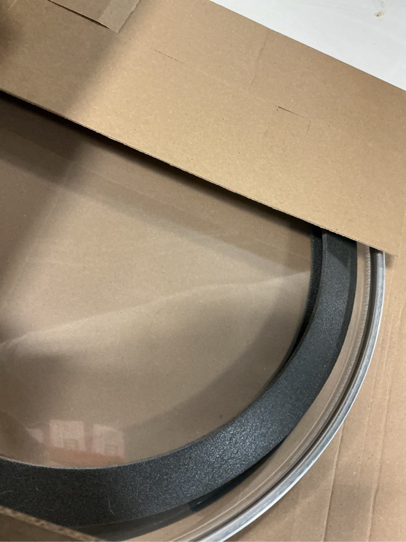 Condition photo showing As Is for Evans EMAD2 Clear Bass Drum Head, 22” – Externally Mounted Adjustable Damping System Allows Player to Adjust Attack and Focus – 2 Foam Damping Rings for Sound Options - Versatile for All Music Genres 22-inch