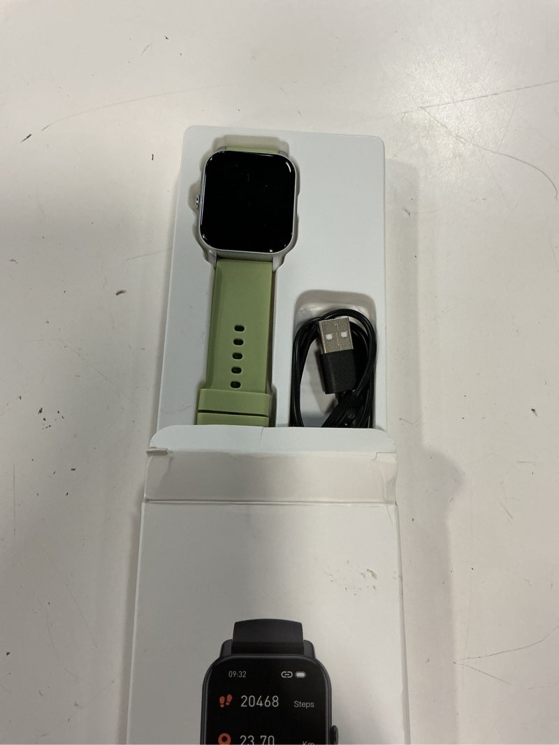 Condition photo showing Good Condition for smart watches for men women, fitness tracker with activity counter/sleep monitor, ip68 waterproof smart watch for android iphone ios compatible (champagne gold, 1.83) champagne gold 1.83