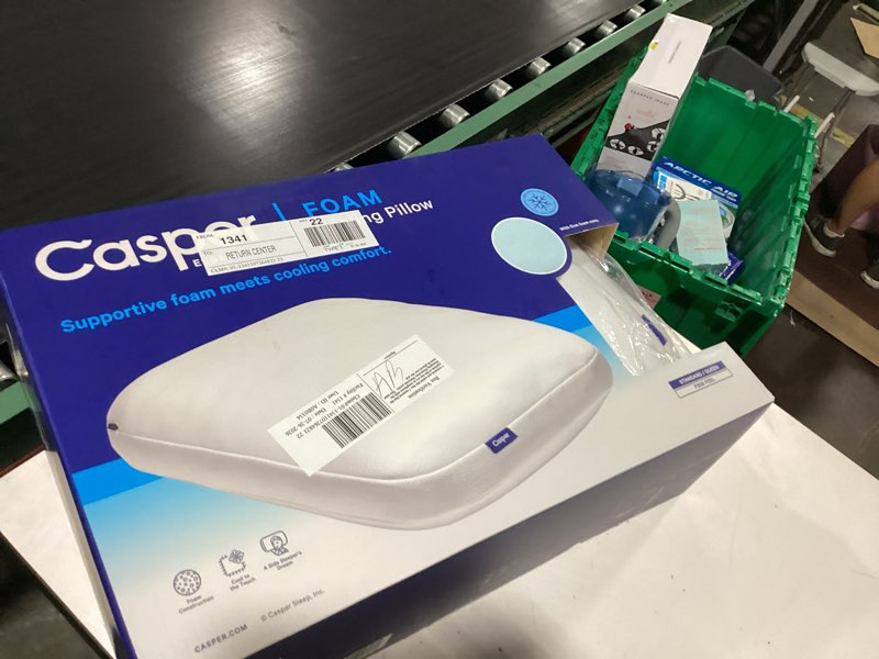 Condition photo showing New/Like New for casper essential cooling foam pillow, standard