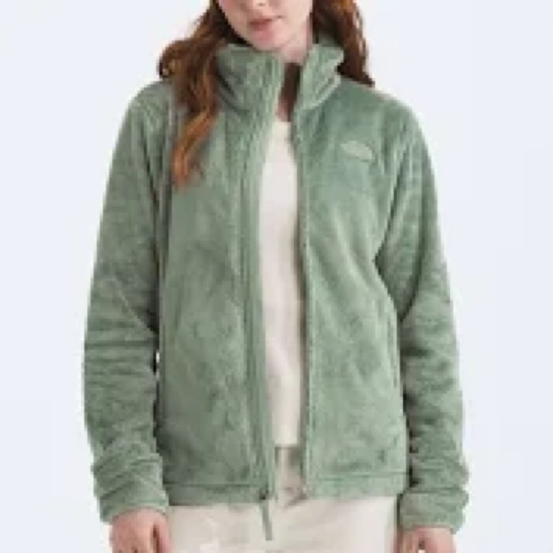 The North Face Women's Osito Full Zip Fleece Jacket (Standard & Plus Size) | Soft & Lightweight Flee(Gray)